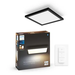 Philips by Signify Philips Hue White Aurelle Panelleuchte 30x30 Schw inkl. Dimmschalter