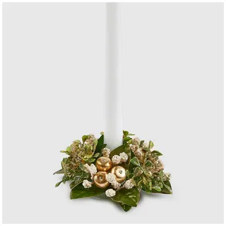 Türkranz,Kranz Kerzen Mit Äpfel Und Blätter,Ø10CM  Weihnachten Dekorationen