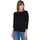 3/4-Arm-Shirt Schwarz S