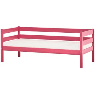 Hoppekids Einzelbett »ECO Comfort Kinderbett, Kiefer Massivholz, Jugendbett inkl. Rollrost« 70x160 cm, wahlweise in verschieden Farben/ Matratze/ Absturzsicherung, rosa