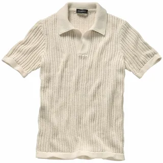 Rassiges Strickpolo Beige 56