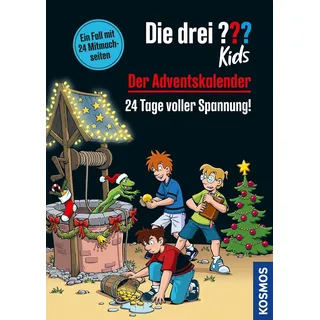 KOSMOS Die drei ??? Kids Adventskalender 2025 Buch - Bunt
