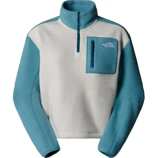The North Face NF0A88438TI1 W YUMIORI 1/4 Zip Sweatshirt Damen White/Blue Größe M