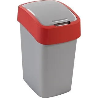 Curver FLIP BIN 50 l Silber/Rot