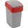 FLIP BIN 50 l Silber/Rot
