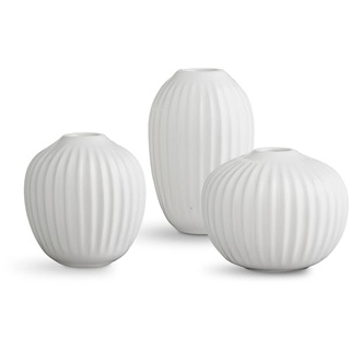 Kähler Miniatur Vasen 3 Stck. Hammershøi Vase Set mini white