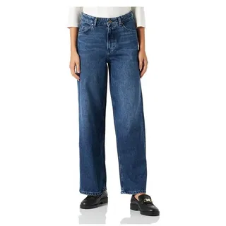 Marc O'Polo B41907512313 Damen Jeans, Model Tomma wide, blau, 28/32