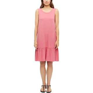 s.Oliver Damen Kleid – Relaxed Fit, Jersey, ärmellos, Rundhalsausschnitt