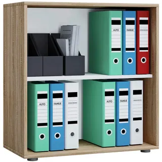 VCM Lona L Aktenregal 70 x 40 x 74 cm braun