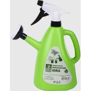 La Briantina Gießkanne mit Wassersprüher 2 in 1, Sprinkler aus Kunststoff, Doppelfunktion für kleine Hauspflanzen, 120 cl, Polyethylen