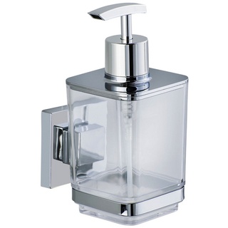 Wenko Seifenspender Quadro 22683100 silber Edelstahl/Kunststoff 330,0 ml