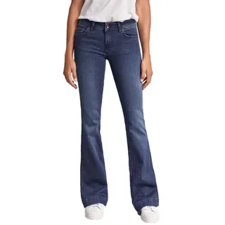 Salsa Jeans Wonder Push Up Flare In Dark Jeans - Blue - 40 - 32