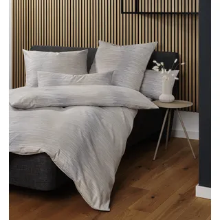 JANINE Bettwäsche Chinchilla S (155x220 cm, mit Reissverschluss