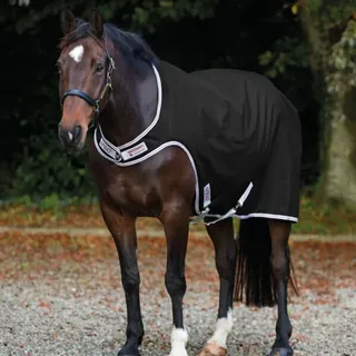 Horseware Amigo Waterproof Walker Lite 100g - Black with silver & red, S - Schwarz/Silber/Rot