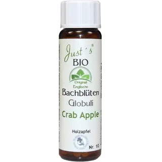 GLOBULI Crab Apple Nr. 10 Just ́s Original englische BIO Bachblüten Holzapfel Blütentherapie für Mensch und Tier