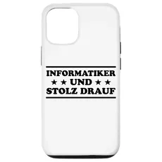 Hülle für iPhone 12/12 Pro Informatiker Spruch Programmierer Lustiges Informatiker