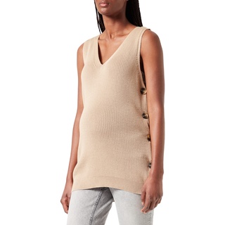 ESPRIT Maternity Damen Sweater zonder mouwen Pullover, Light Taupe - 260, 40 EU