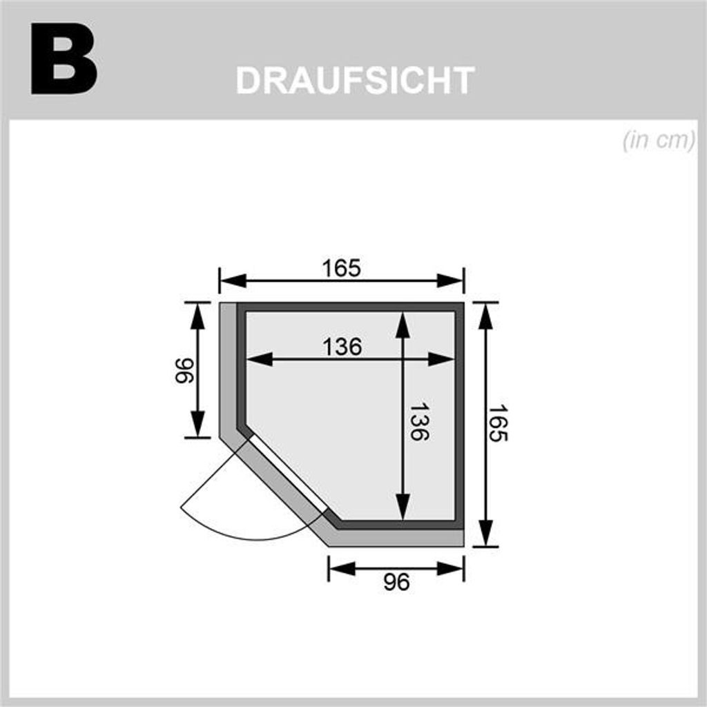 Bild von Sauna Lyra LED-Dachkranz Natur