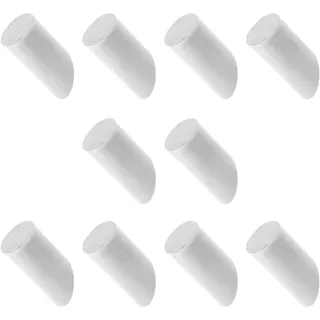 10 Stück Wandhaken Holz Dot Hanger Kit Wandmontage Rustikaler Mantel Hut Handtücher Robe Eingangsbereich Weiß