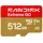 Extreme GO, 512 GB, MicroSDXC, UHS-I,