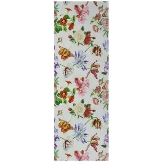 Atticgo Küchenteppich Mehrfarbig Sally 48/200 cm , Textil , Floral , Rechteckig , 48x200 cm , waschbar, antistatisch, leicht zusammenrollbar, rutschfeste Unterfläche , Teppiche und Böden, Teppiche, Teppichläufer, Küchenteppiche