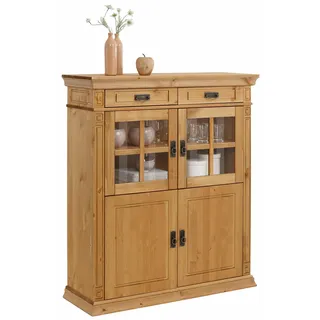 OTTO home Vitrine Vinales 112 x 39 x 130 cm Beige