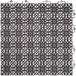 Andiamo Terrassenfliese Terra Sol schwarz 38 x 38 cm 35 St.