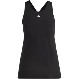adidas Damen Studio Tank Top, Black/White, XS