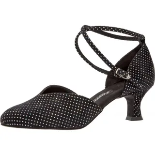 Diamant Damen Tanzschuhe 105-068-155 Standard & Latein, Schwarz (Schwarz/Multicolor), 38 EU (5 UK)