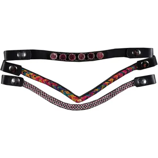 HKM Browbands Hobby Horsing 3er-Set mehrfarbig
