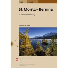 Swisstopo 1 : 25 000 St. Moritz Bernina