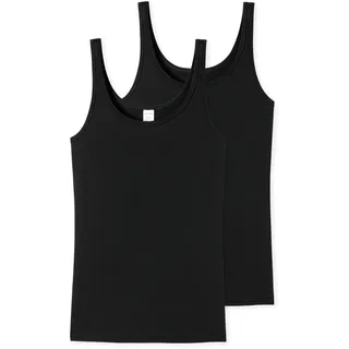 SCHIESSER Damen, 2 Pack Trägertop Unterhemd Modal Essentials