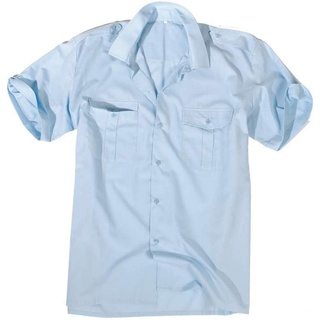 Mil-Tec Herren Skjorte-10932011 Hemd, Hellblau, S EU