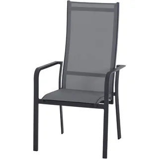 Siena Garden Dining Move Sessel Carlton Gartenstuhl 60 x 120 x 113 cm dunkelgrau