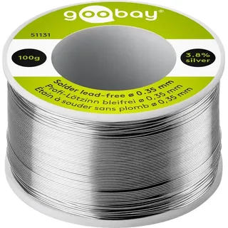 goobay Lötzinn Pro, 100 g ø 0,35 mm,