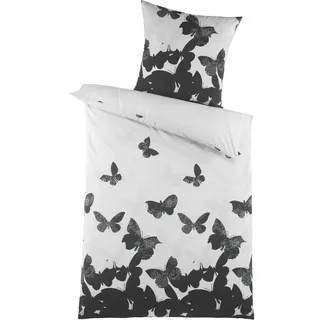 Bettwäsche SCHMETTERLING - Renforcé-Qualität aus 100 % Baumwolle, 135x200 cm