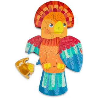 HABA 2011453001 - Papagei, Puzzle 2in1, 21 Teile