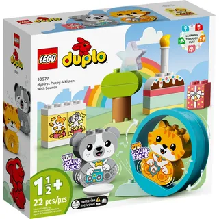 LEGO Duplo Mein erstes Hündchen & Kätzchen 10977