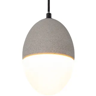 Paco Home GREGG 1-flg. Ø 13 cm oval grau