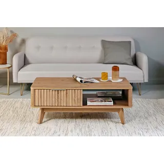 Jahnke »WAVE COFFEE SK«, Couchtisch Engineered Wood, montana eiche Nb, One Size