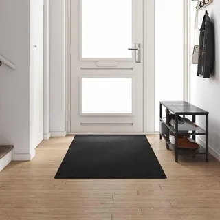 Teppichläufer Anthrazit 100 x 300 cm 100% Polypropylen - Grau