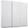 Schwebetürenschrank OTELI 203 x 229 x 62 cm Weiß