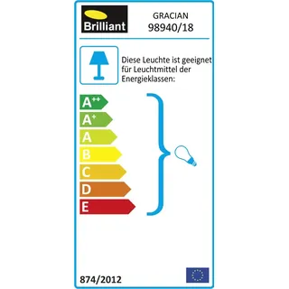Brilliant Gracian Messing gebürstet 1 St.