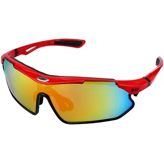 YEAZ Sport-Sonnenbrille rot/schwarz/rot SUNRAY