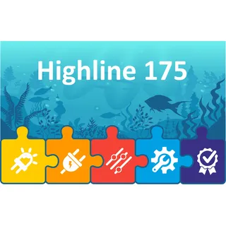 PRO2 LED Beleuchtung für OASE Highline 175 Aquarium | Komplett-Set