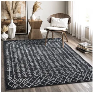 Sanat Teppich schwarz B/L: ca. 200x140 cm - schwarz