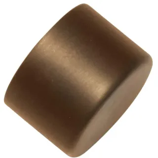 GARDINIA Vorhangstange Endkappe Ø 25 mm 2 cm Bronze