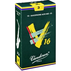 Vandoren SR703/50 V16 Alt-Saxophonblätter, 50 Einheiten, Stärke 3