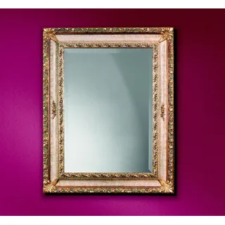 Klassischer Wandspiegel Holzrahmen Spiegel Möbel 94x184 Design Barock Rokoko Neu