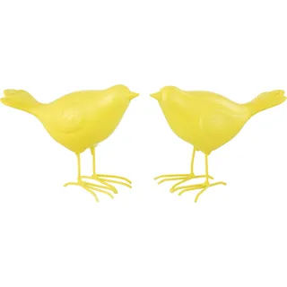 J-Line Vogel Polyresin Gelb Large 2 Sortiert